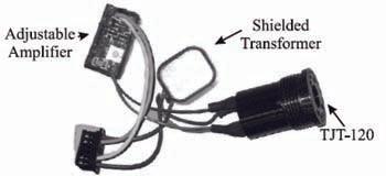 LO TO HI IMPEDANCE ADAPTER ASSEMBLY/For use in CIXAT series switch and cable with TJT-120 jack, adjustable gain mic amplifier, 8-150 OHM headphones transformer in aluminum shielded case and hirose plug. 