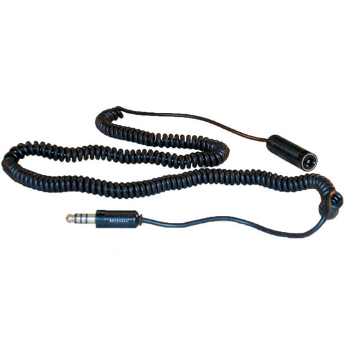 EXTENSION CABLE/6' - 9' extended coil cable with TJ-101 jack to U-174 type plug. 
