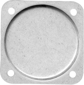COVER PLATE/3 1/8 diameter. Aluminum, no paint.