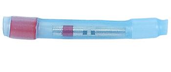 BUTT SPLICE/ Environmental , Red , 20-26 gauge,  Mil Spec