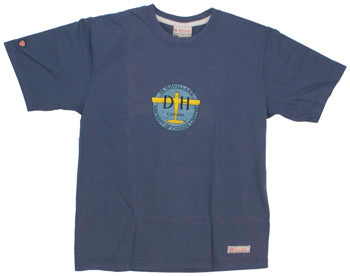 DEHAVILLAND T-SHIRT/washed blue/short sleeve/xlarge