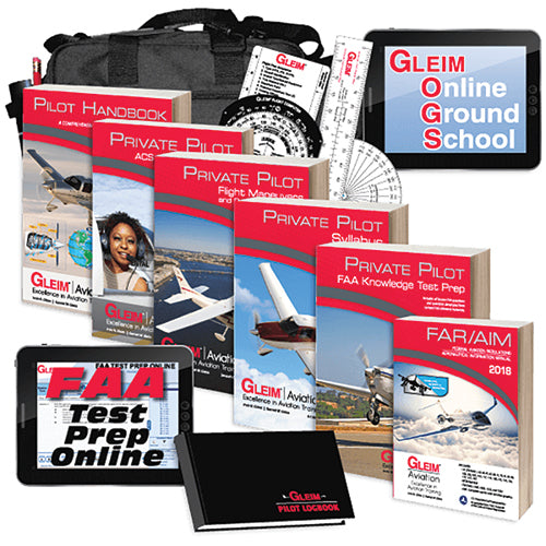 DELUXE PRIVATE PILOT KIT- INCLUDES ONLINE TEST PREP AND ONLINE GROUND SCHOOL
