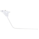 VHM COMM BENT ROD ANTENNA/ 118-137MHz, for Bottom Installation, BNC Female Connector, 3 Hole Mount & a White Finish. 