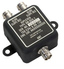 DIPLEXER/Dual GS, (3) BNC Connector, 2 Hole Mount & a Black Finish. 