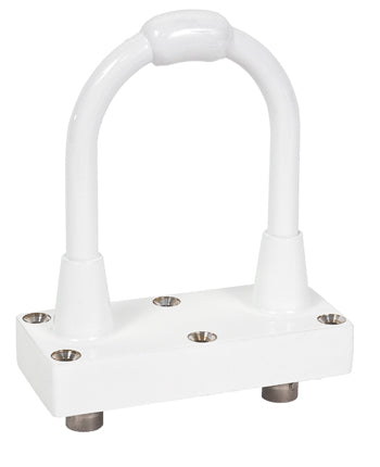 CENTER FED LOOP ANTENNA/Dual output, C Female Connector, 6 Hole Mount & a White Finish. 