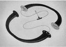 VOR/LOC BALANCED LOOP ANTENNA/BAR TYPE, BNC Connector, 6 Hole Mount (each side), & a Black Finish.  
