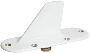 TRANSPONDER ANTENNA/DME, L-Band, Blade, 6 Hole Mount, N Male Connector, & a White Finish. 