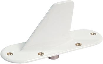 DME/TRANSPONDER ANTENNA, L-BAND, BLADE, 6 HOLE MOUNT, C MALE CONNECTOR & a WHITE FINISH. 