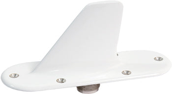 DME/TRANSPONDER ANTENNA/Blade Type, L-Band, 6 Hole, HN Male Connector & a White Finish. 