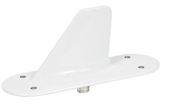 DME/TRANSPONDER ANTENNA, L-BAND, BLADE, 4 HOLE MOUNT, BNC FEMALE CONNECTOR, & a WHITE FINISH. 