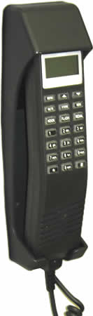 TELEPHONE HANDSET/With locking cradle, analog, 6' coil cord