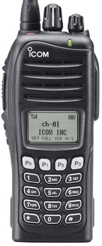 IADS UHF HANDHELD TRANSCEIVER 400-470 MHz WITH OUT 10-KEYPAD WITH RAPID CHARGER.
