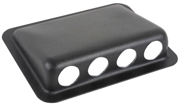 JACK HOUSING/4 hole (.687 diameter) surface mounted/Black aluminum/For use with NEXUS TJT-120