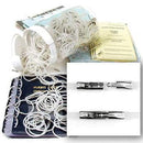 WHITE CHECKLIST RINGS/Package of 10 