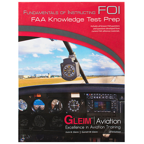 FUNDAMENTALS OF INSTRUCTING FAA KNOWLEDGE TEST
