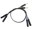 AIRCRAFT DOUBLE HEADSET 'Y' ADAPTER