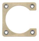 NUT RING/Shell size 14/19, 4-40 Aluminum alloy-anodized, self locking nut, steel cadmium plated.