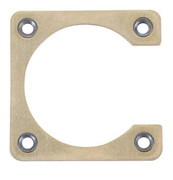 NUT RING/Shell size 14/19, 4-40 Aluminum alloy-anodized, self locking nut, steel cadmium plated.