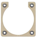 NUT RING/Shell size 22, 4-40 Aluminum alloy-anodized, self locking nut, steel cadmium plated.