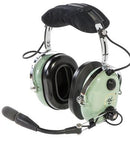 DAVID CLARK HEADSET/HELICOPTER/M-7A AMPLIFIED ELECTRET MIC/5' COIL CORD/U174/U PLUG/FLEX/WIRE BOOM/NRR 23dB