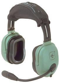 DAVID CLARK HEADSET/M-7A AMPLIFIED ELECTRET MIC/5' STRAIGHT CORD/U-174/U PLUG/5965-01-447-6438