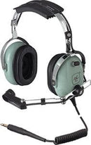 DAVID CLARK HEADSET/GROUND SUPPORT/ENC/M-1/DC AMPLIFIED DYNAMIC MIC/26' COIL CORD/PJ-051 PLUG/NRR 24 dB