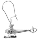 HELICOPTER SILVER EARRINGS