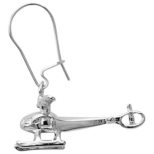 HELICOPTER SILVER EARRINGS