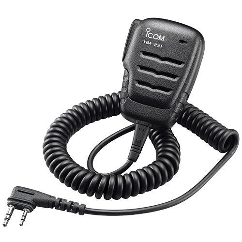 WATERPROOF SPEAKER MICROPHONE/For use with IC-A25 radio