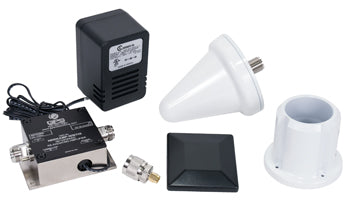 GPS RE-RADIATING KIT/110V. With N connector. Includes: Kit includes: NRRKAMP, L1GPSA-N, L1RRKPA-S. Sell WRUMT mounting bracket and RAMB-L1 and LMR400/1 coax cable and Qty 2, RFN1006-3I, N dual crimp/LMR400 coax connector.