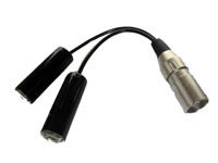 AIRBUS TO GENERAL AVIATION ADAPTER/Converts Airbus headset to general aviation intercom communication system. Mic .206 and phone .25 plug. 9 inches in length.