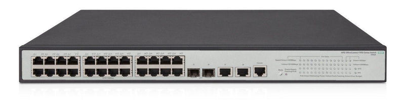 HPE Renew 1950 24G 2SFP+ 2XGT PoE+ SWITCH JG962A - 313 Technology LLC