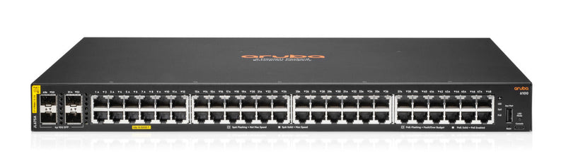HPE Renew Aruba 6100 48G Class4 PoE 4SFP+ 370W Switch