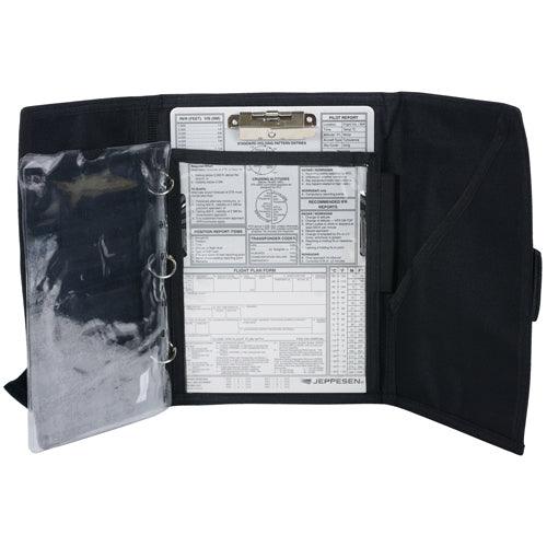 IFR TRIFOLD KNEEBOARD/Collapsable rings, chart pockets, 3 ring.