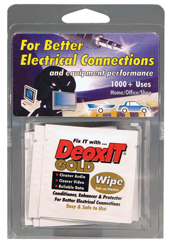 DEOXIT GOLD WIPES/25 WIPES