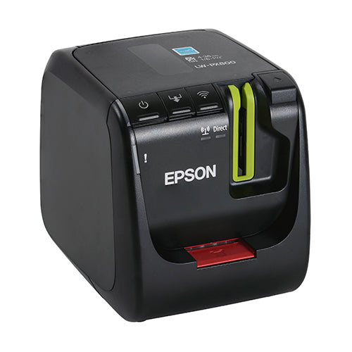 EPSON LABEL WORKS LW-PX800 LABEL PRINTER/Includes: printer, ac adapter, USB cable, label editor professional software and manual on CD-ROM, guide, 212BWPX labeling tape.