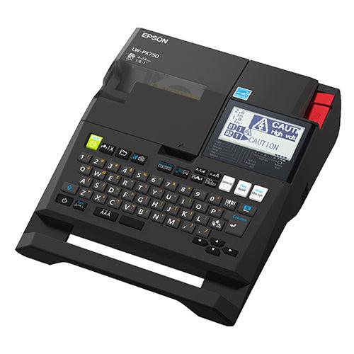 LABEL SHOP KIT/Includes: LW-PX750 printer, AC adapter, label editor professional software and manual on CD-ROM, USB cable, guide, 212BWPX labeling tape, and black lightweight protective case. 