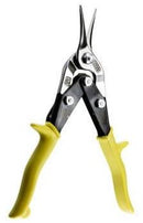 COMPOUND ACTION SNIPS/9.75 inches, cuts straight, left, right, molybdenum steel, yellow handle