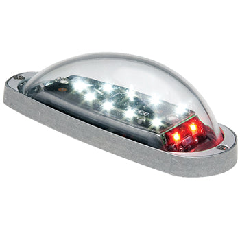 LED WINGTIP NAV LIGHT ASSEMBLY/Microburst, 14 VDC, Red, CometFlash 180 degree LED strobe and rear facing white Nav.