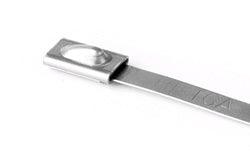 STAINLESS STEEL TIE/14.3 long, .18 width, 202 lb. tensile strength. 304 grade stainless steel.