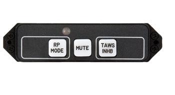 HTAWS (Helicopter Terrain Awareness Warning System) ANNUNCIATION CONTROL UNIT/28V, Horizontal. For use with Garmin 430W/530W.