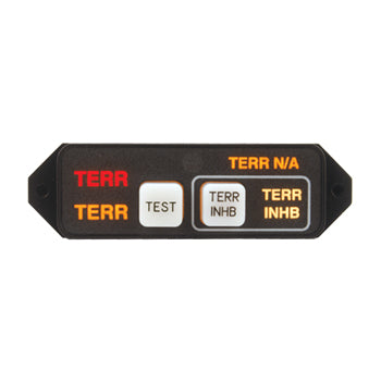 TAWS (Terrain Awareness Warning System) ANNUNCIATION CONTROL UNIT/5V, Horizontal. For use with Honeywell KGP 560/860. 