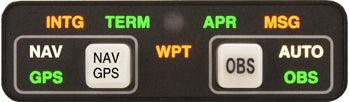 ANNUNCIATION CONTROL UNIT/28V, Horizontal with Remote Relay. For use with Garmin GPS-400/500, GNC-420/520 and GNS-430/530 models. Includes 1ea. md41-1408a and 1ea. md41-248.