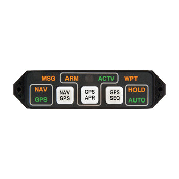 ANNUNCIATION CONTROL UNIT/5V, Horizontal, 24 Pole Remote Relay. For use with Garmin GPS 155 and 165 models. 