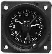 CLOCK/8-32V, Electric, Quartz Analog, non-back lit.