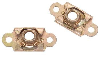 NUTPLATE/Steel, black molly lubricant, 10-32