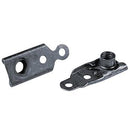 NUTPLATE/6-32 thread, Low height, Self locking, Cadmium plated carbon steel, 450 degree with dry film lube, Plain rivet holes. 