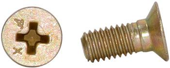 PHILLIPS COUNTERSUNK SCREW/Steel, Cadmium plated, 10-32 x 7/16