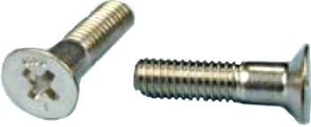 PHILLIPS COUNTERSUNK SCREW/Steel, Cadmium plated, 10-32, 1-1/16