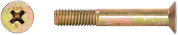 PHILLIPS COUNTERSUNK SCREW/Steel, Cadmium plated, 10-32, 1-1/4